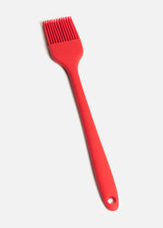 Brocha para cocina antiadherible de silicón rojo grado alimenticio resistente al calor ideal para cocina y repostería 21 cm — imagen de producto