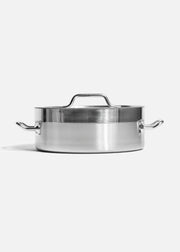 Budinera de acero inoxidable plata con tapa NSF 10 L — imagen de producto
