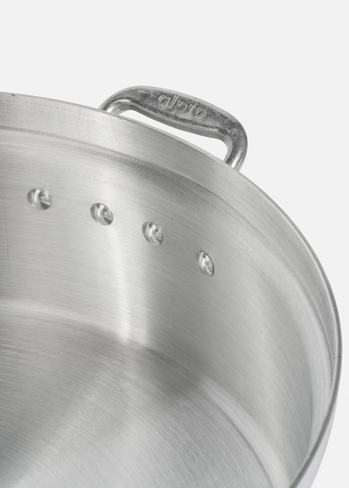 Budinera de aluminio grado alimenticio triple fuerte plata NSF con tapa 33 L — imagen de producto