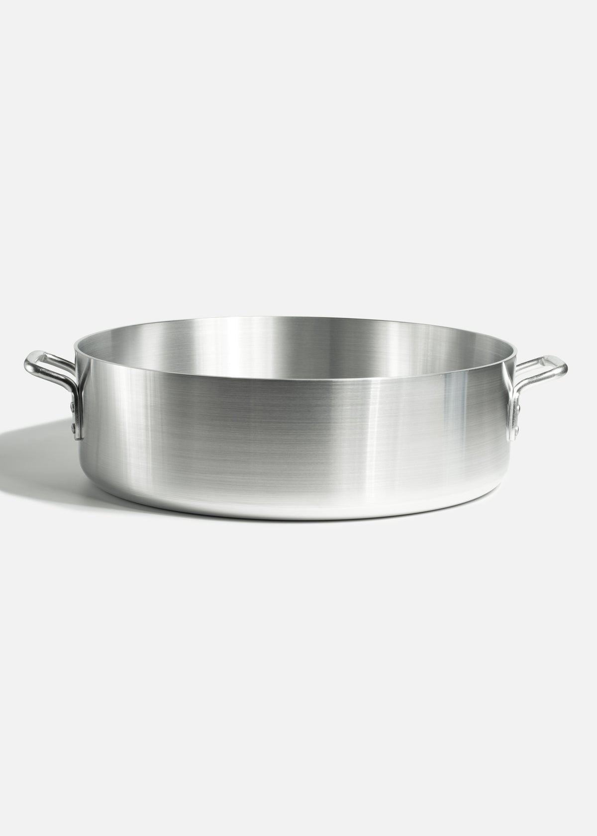 Budinera de aluminio grado alimenticio triple fuerte plata con tapa Bakeup 24 L — imagen de producto