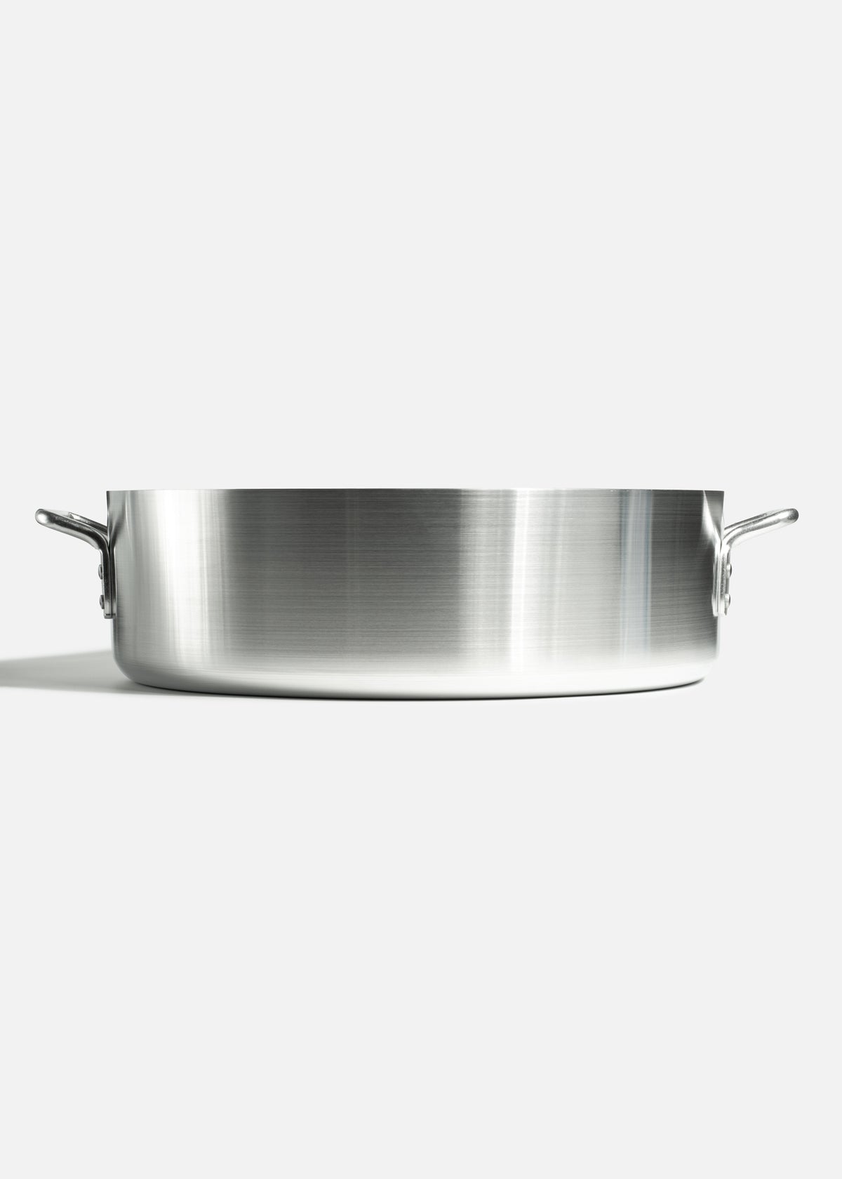 Budinera de aluminio grado alimenticio triple fuerte plata con tapa Bakeup 24 L — imagen de producto