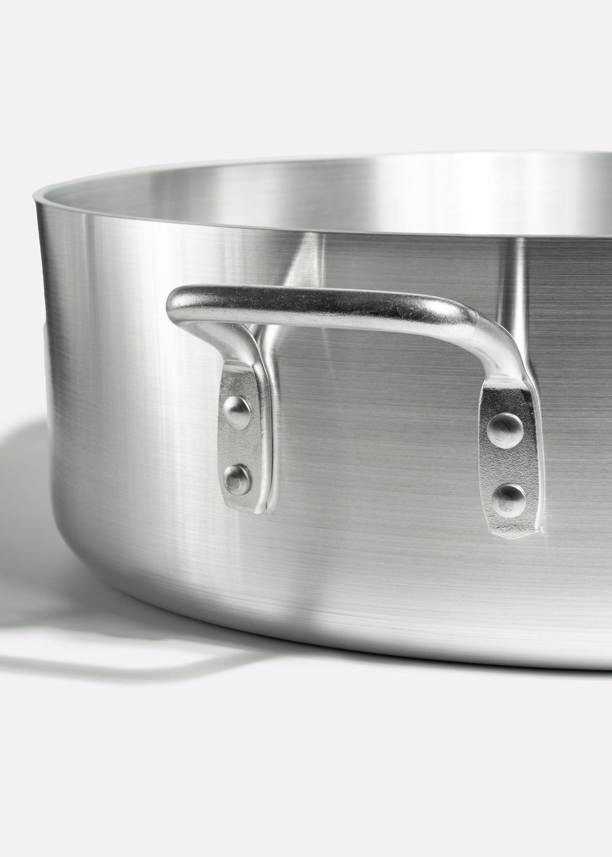 Budinera de aluminio grado alimenticio triple fuerte plata con tapa Bakeup 24 L — imagen de producto