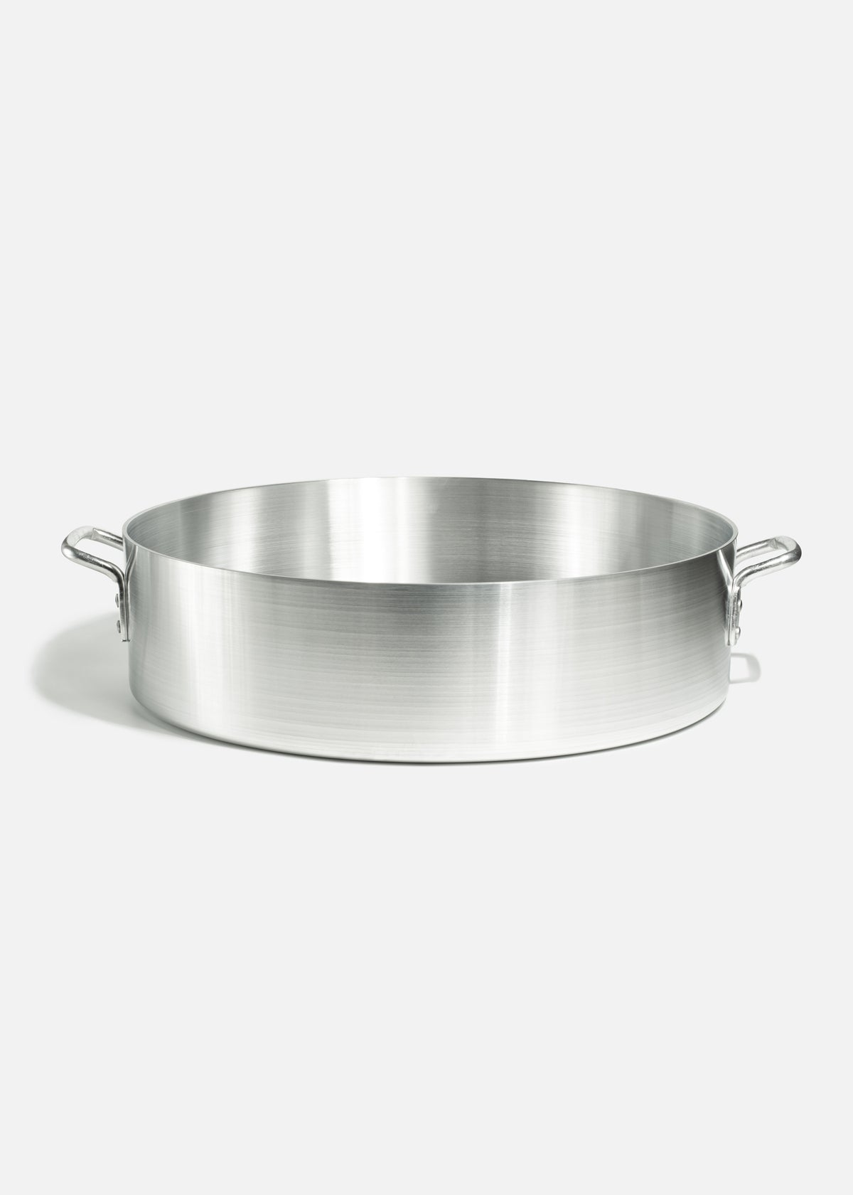 Budinera de aluminio grado alimenticio triple fuerte plata con tapa Bakewell 30 L — imagen de producto