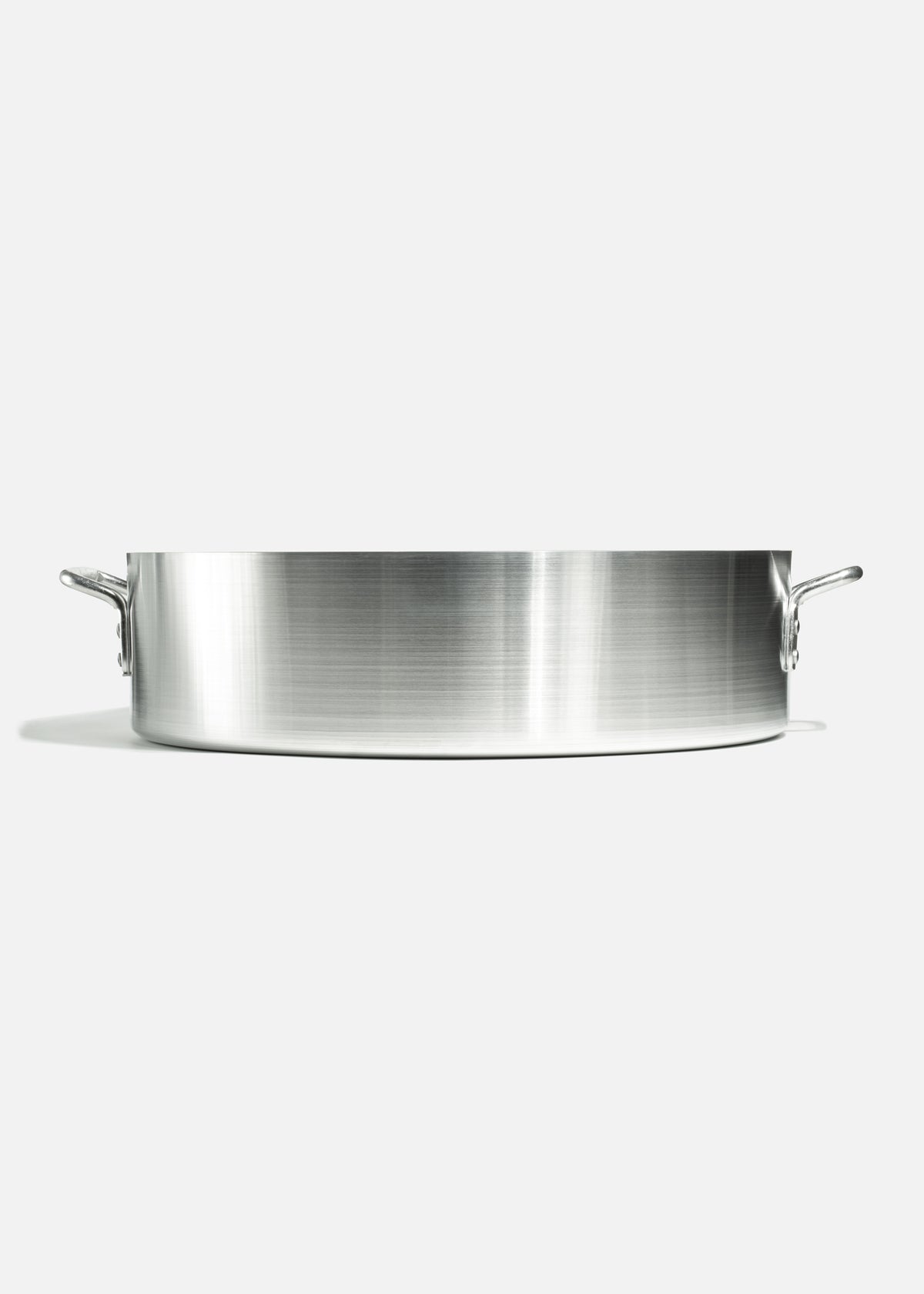 Budinera de aluminio grado alimenticio triple fuerte plata con tapa Bakewell 30 L — imagen de producto
