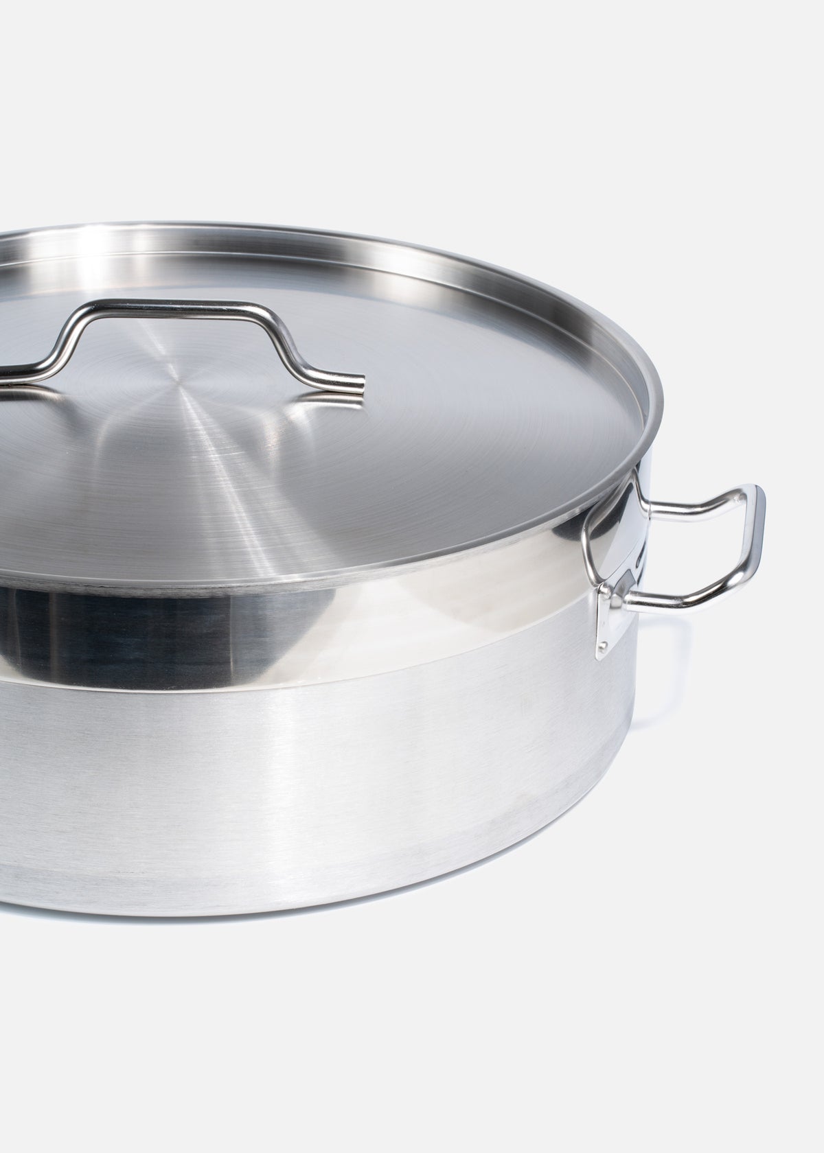 Budineras de acero inoxidable quirúrgico plata con tapa Hiru 25 L. Premium — imagen de producto
