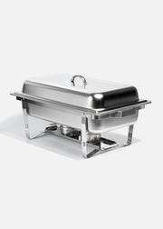 Chafer de acero inoxidable plegable plata Lujo 9.5 L. Premium — imagen de producto, vista 1