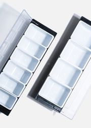 Condimentero de cocina de plástico negro 4 y 6 compartimentos. Premium — imagen de producto, vista 1