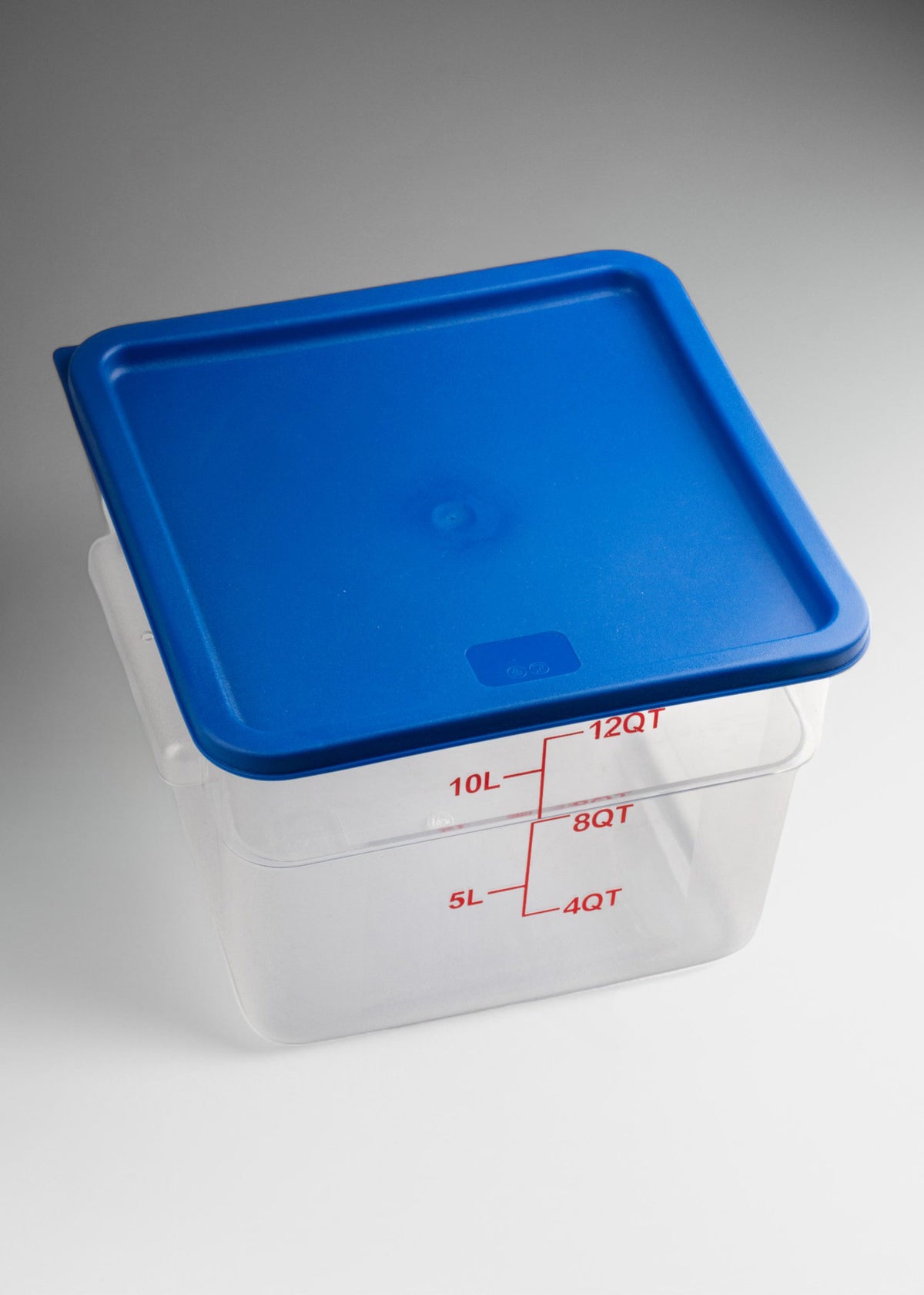 Cambro contenedor de cocina de policarbonato cuadrado transparente 12 L — imagen de producto