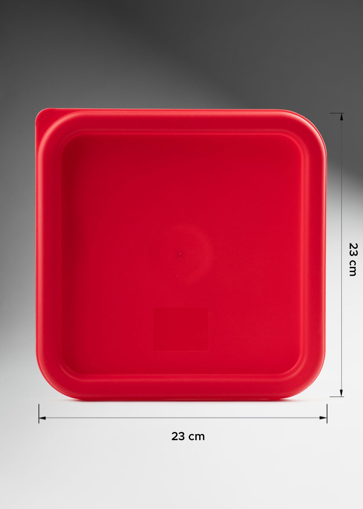 Tapa roja de plástico para contenedor cambro de 6 y 8 L — imagen de producto