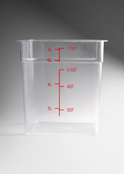 Cambro de cocina policarbonato cuadrado 8 L — imagen de producto