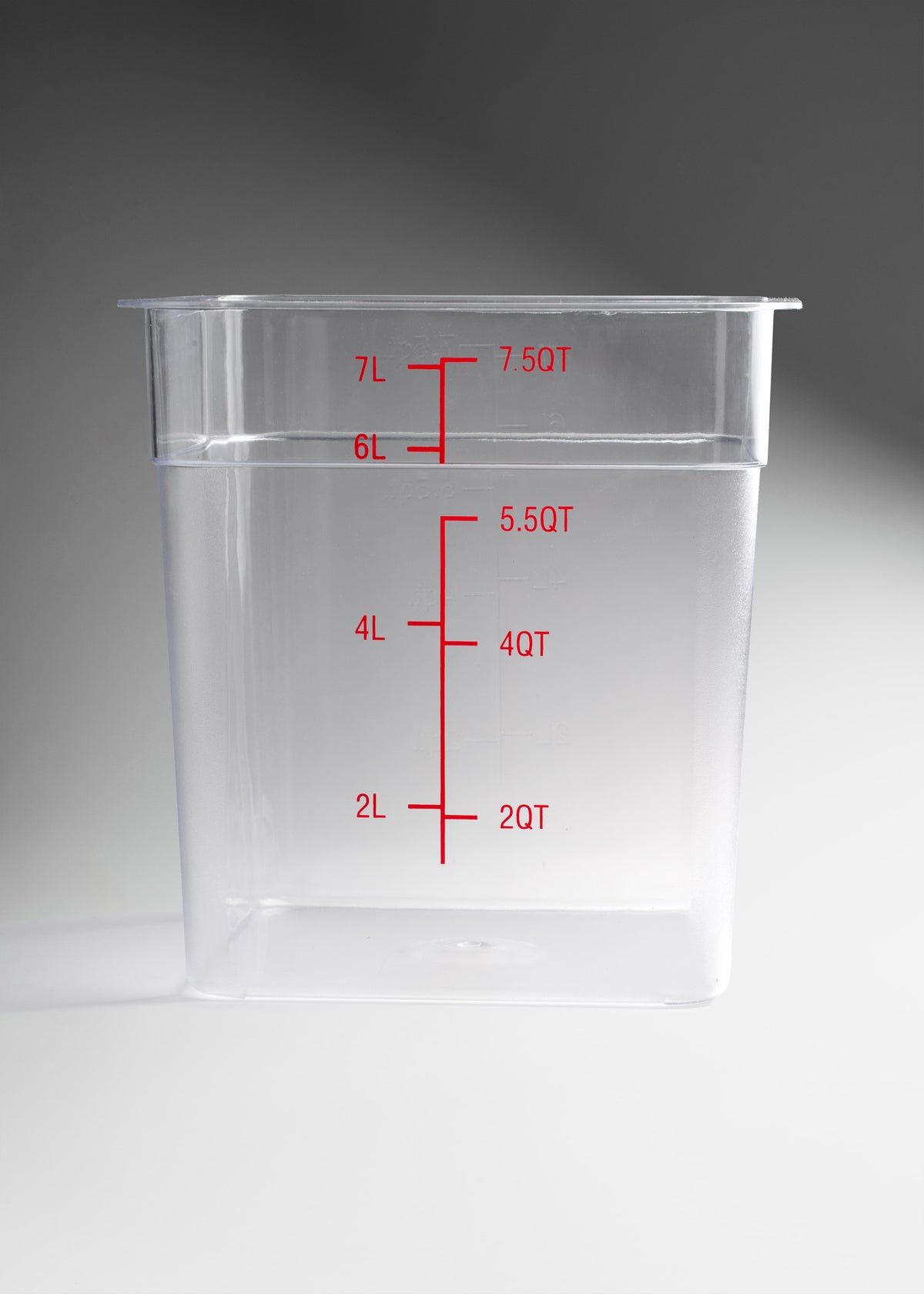 Cambro de cocina policarbonato cuadrado 8 L — imagen de producto