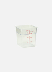 Cambro contenedor de cocina de policarbonato transparente cuadrado 4 L — imagen de producto