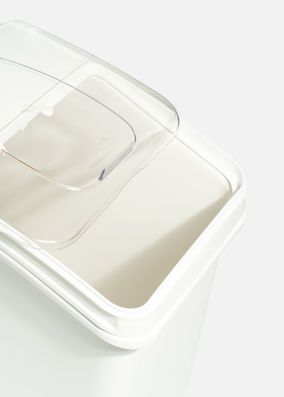 Carro almacenador de granos y semillas con tapa deslizable y pala de plástico 120 L. Premium — imagen de producto