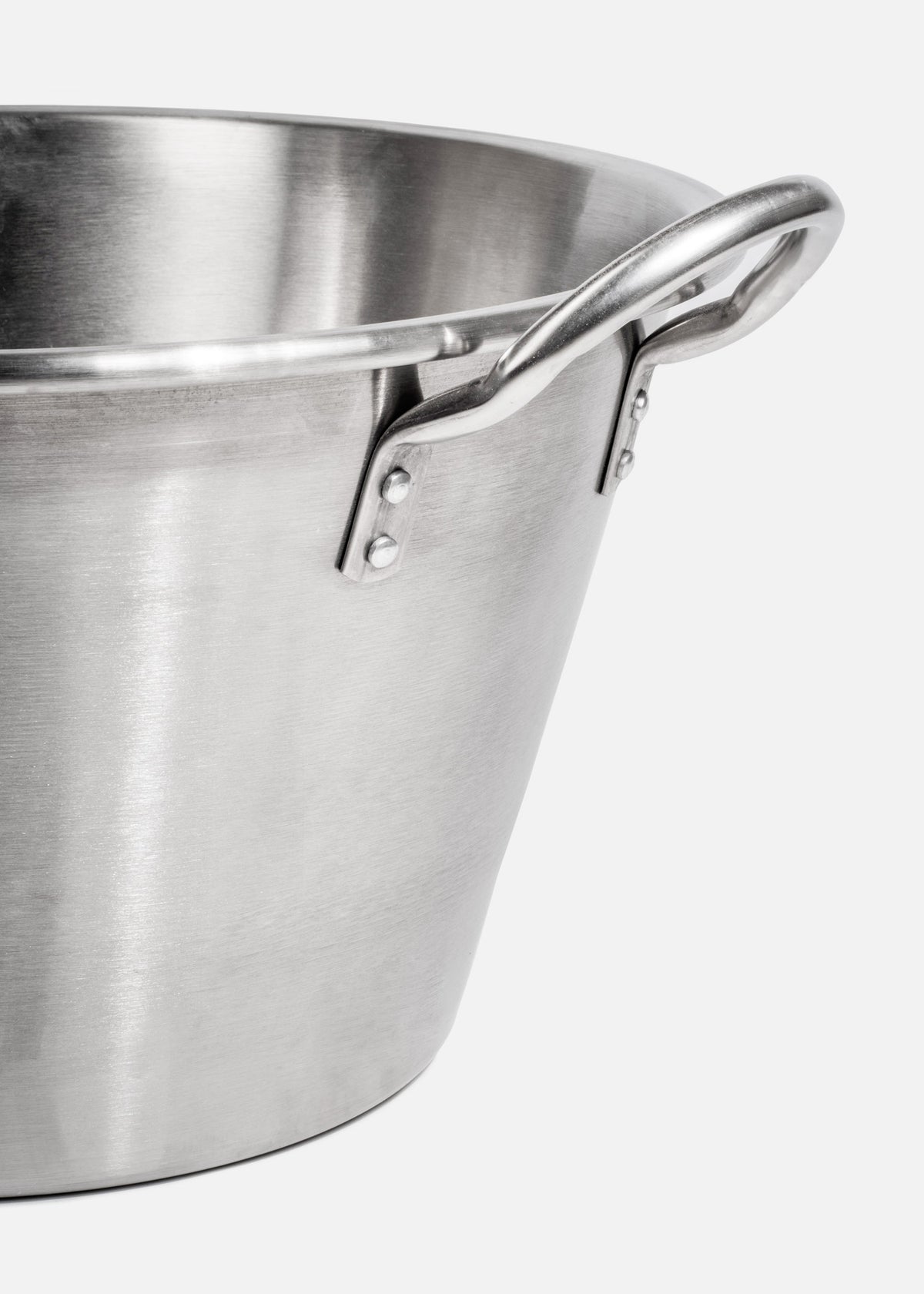 Cazo de acero inoxidable 201 plata NSF 43 L — imagen de producto