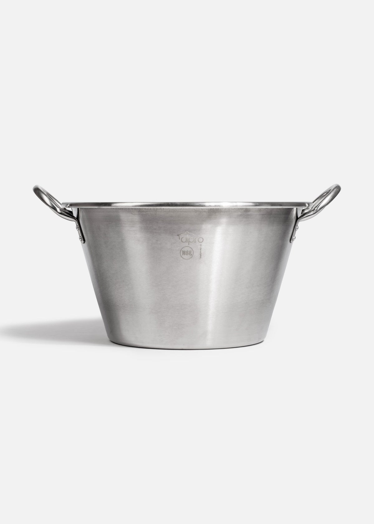 Cazo de acero de acero inoxidable 201 plata NSF 79 L — imagen de producto