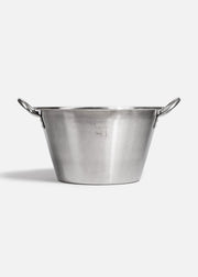 Cazo de acero de acero inoxidable 201 plata NSF 79 L — imagen de producto