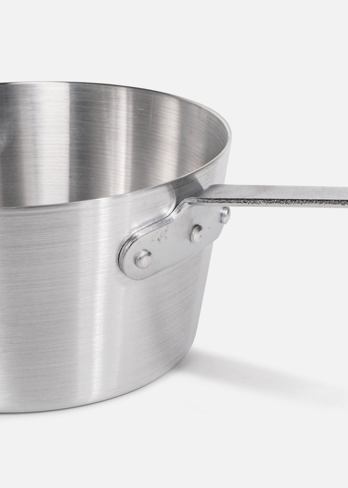 Cazo cónico de aluminio plata profesional uso rudo para restaurante 7 L — imagen de producto