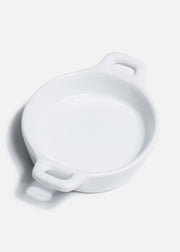 Cazuelita redonda de porcelana blanca Eli 10.2x7.2 cm 40 ml — imagen de producto, vista 1