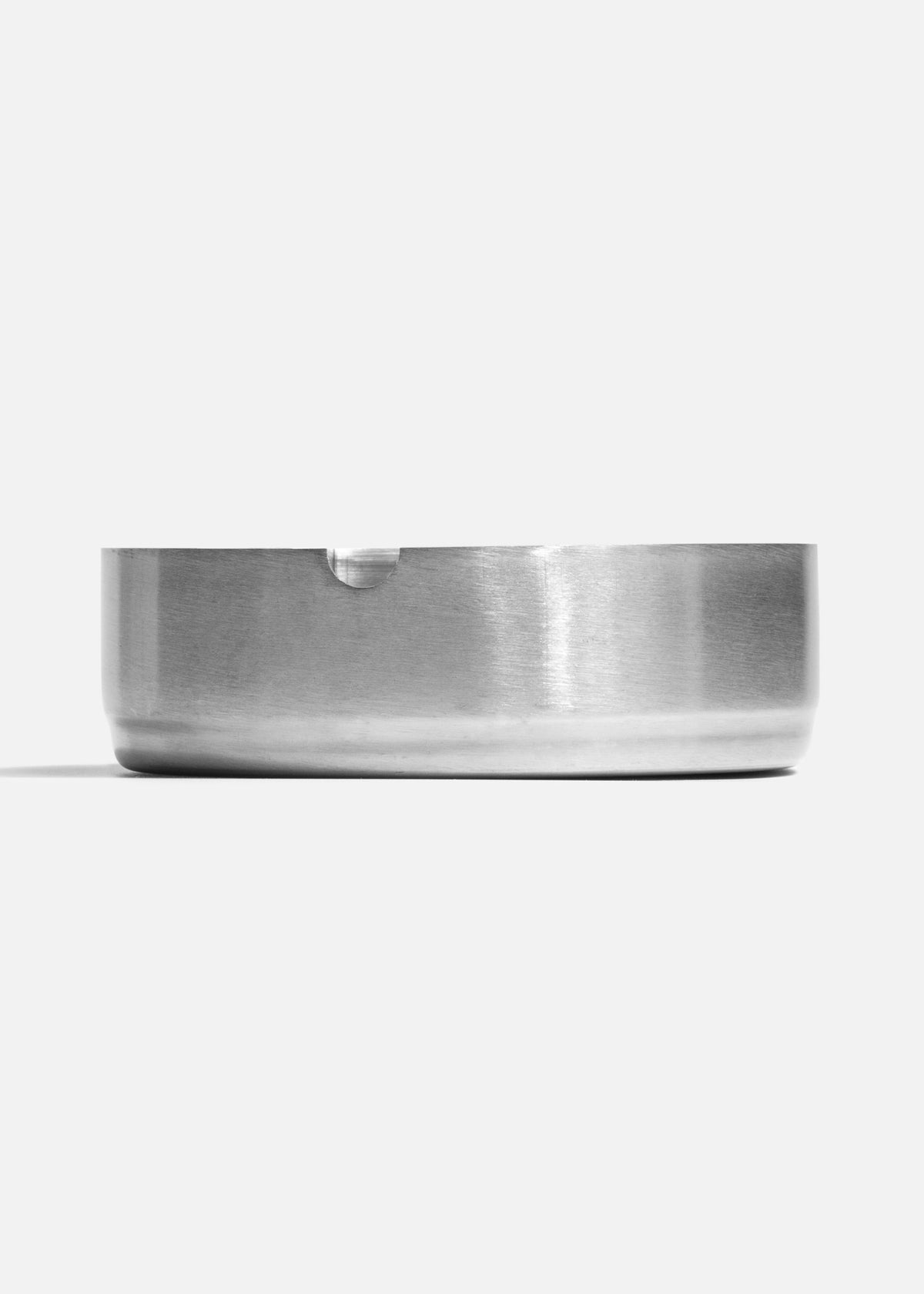 Cenicero redondo de acero inoxidable plata Silver Ash 10 cm — imagen de producto