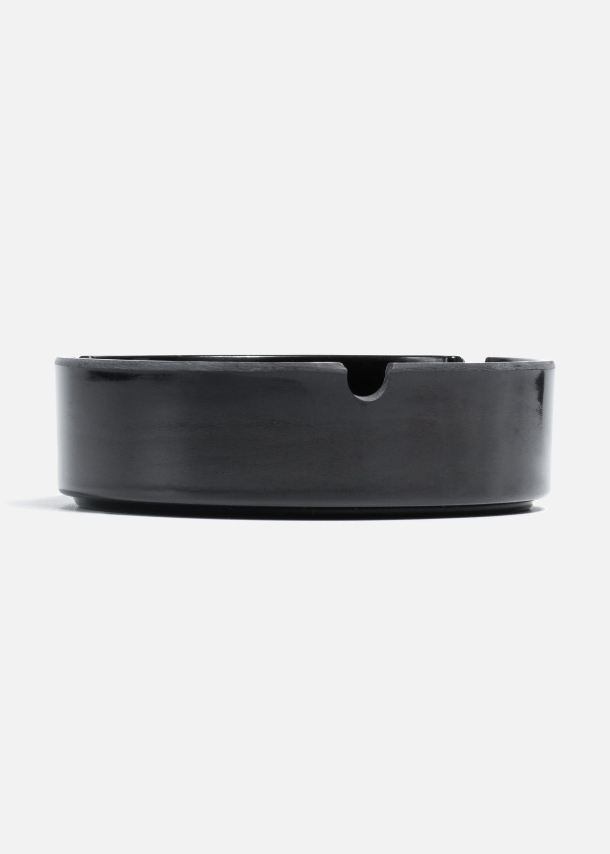 Cenicero de melamina redondo Black Red 10 cm — imagen de producto
