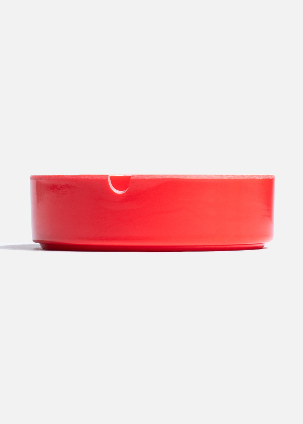 Cenicero de melamina redondo Black Red 10 cm — imagen de producto