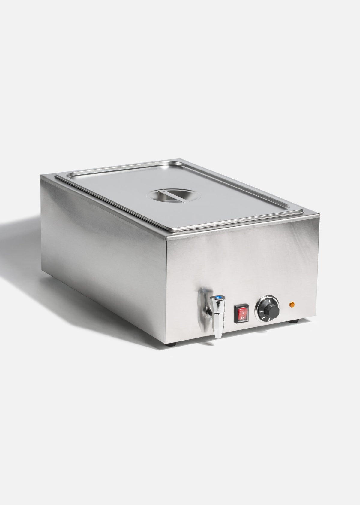 Chafer eléctrico de acero inoxidable plata con inserto entero 9 Litros 1200 watts 11OV — imagen de producto
