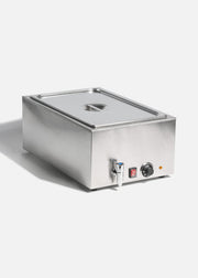 Chafer eléctrico de acero inoxidable plata con inserto entero 9 Litros 1200 watts 11OV — imagen de producto