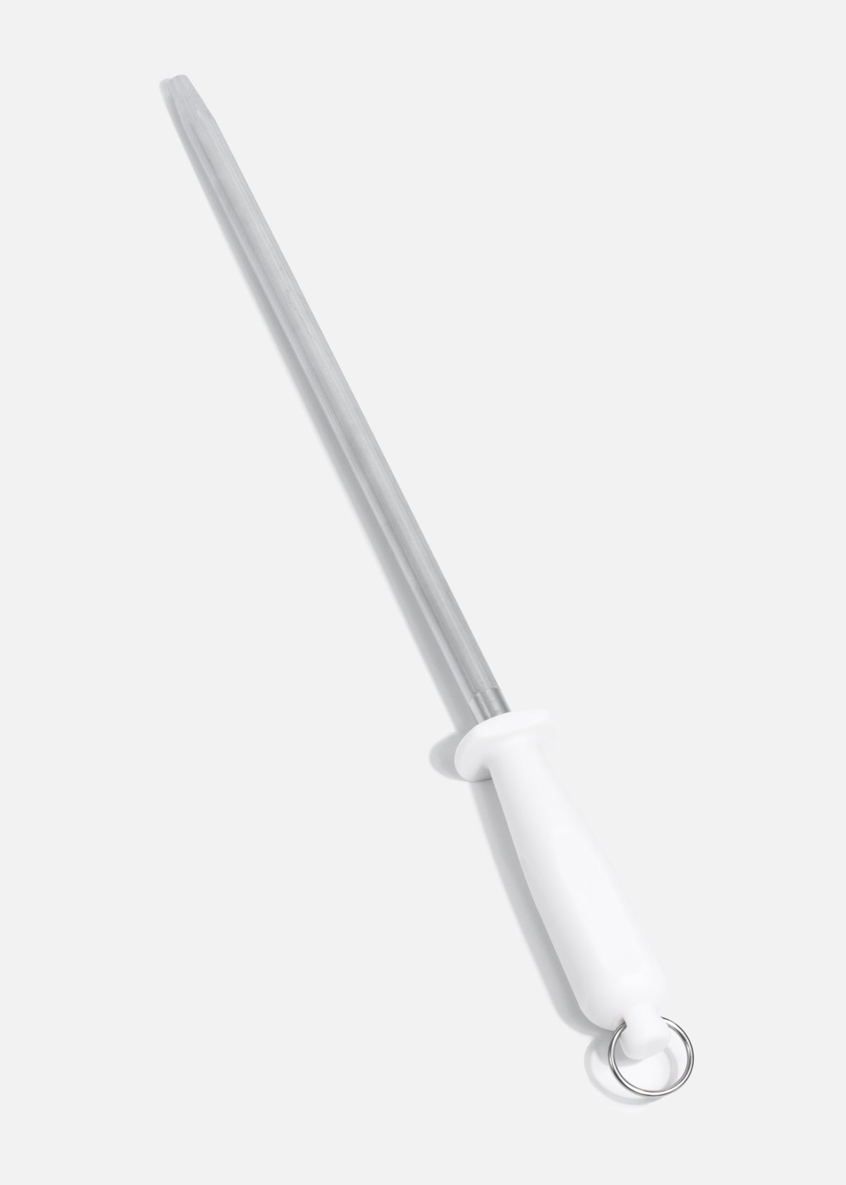 Chaira para cuchillos redonda de acero inoxidable blanca 30.4 cm / 12" — imagen de producto