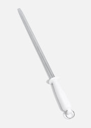 Chaira para cuchillos redonda de acero inoxidable blanca 30.4 cm / 12" — imagen de producto