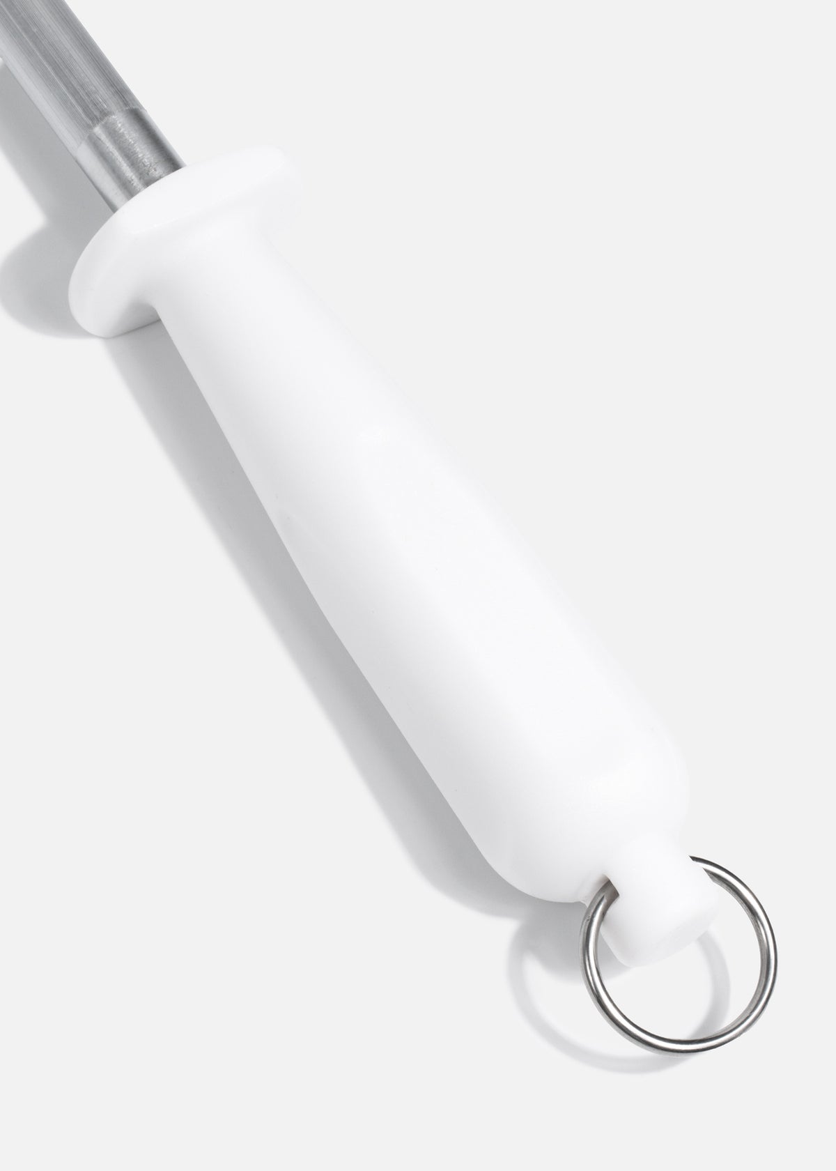 Chaira para cuchillos redonda de acero inoxidable blanca 30.4 cm / 12" — imagen de producto