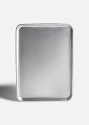 Charola panadera de aluminio plata 30x45 cm — imagen de producto