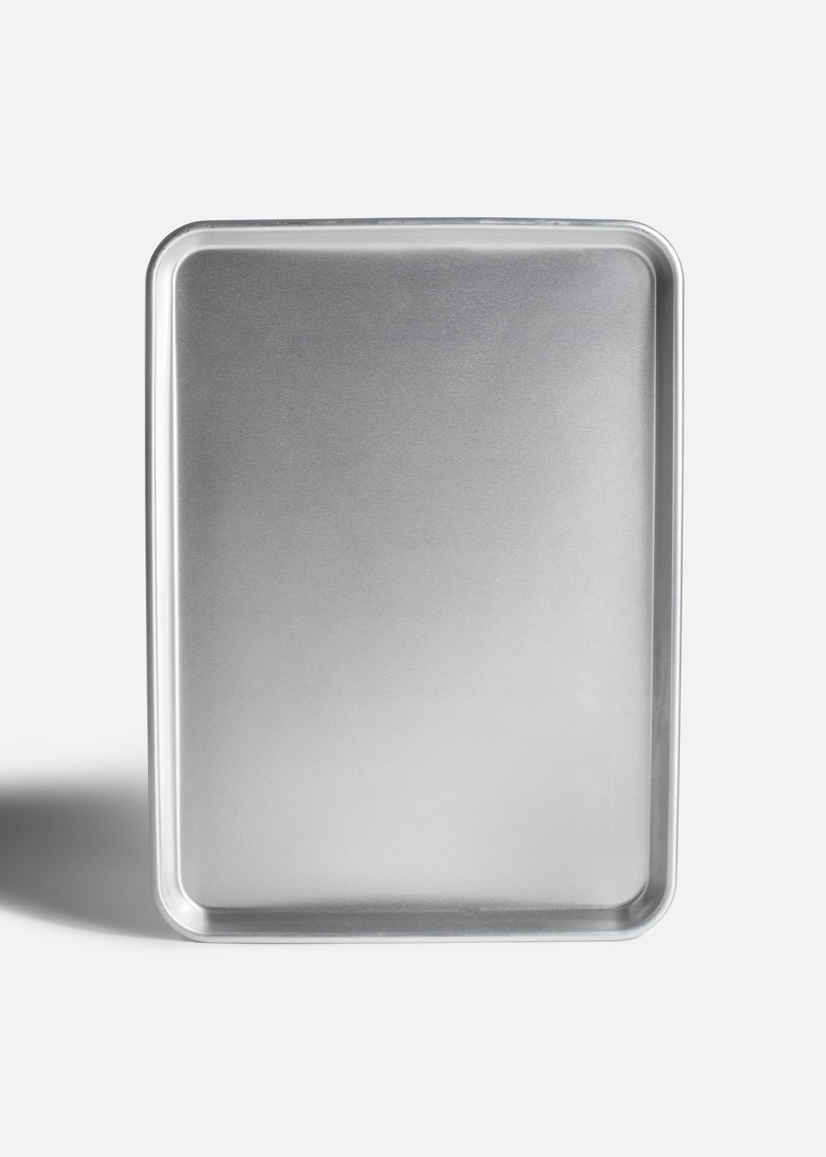 Charola panadera de aluminio plata 30x45 cm — imagen de producto