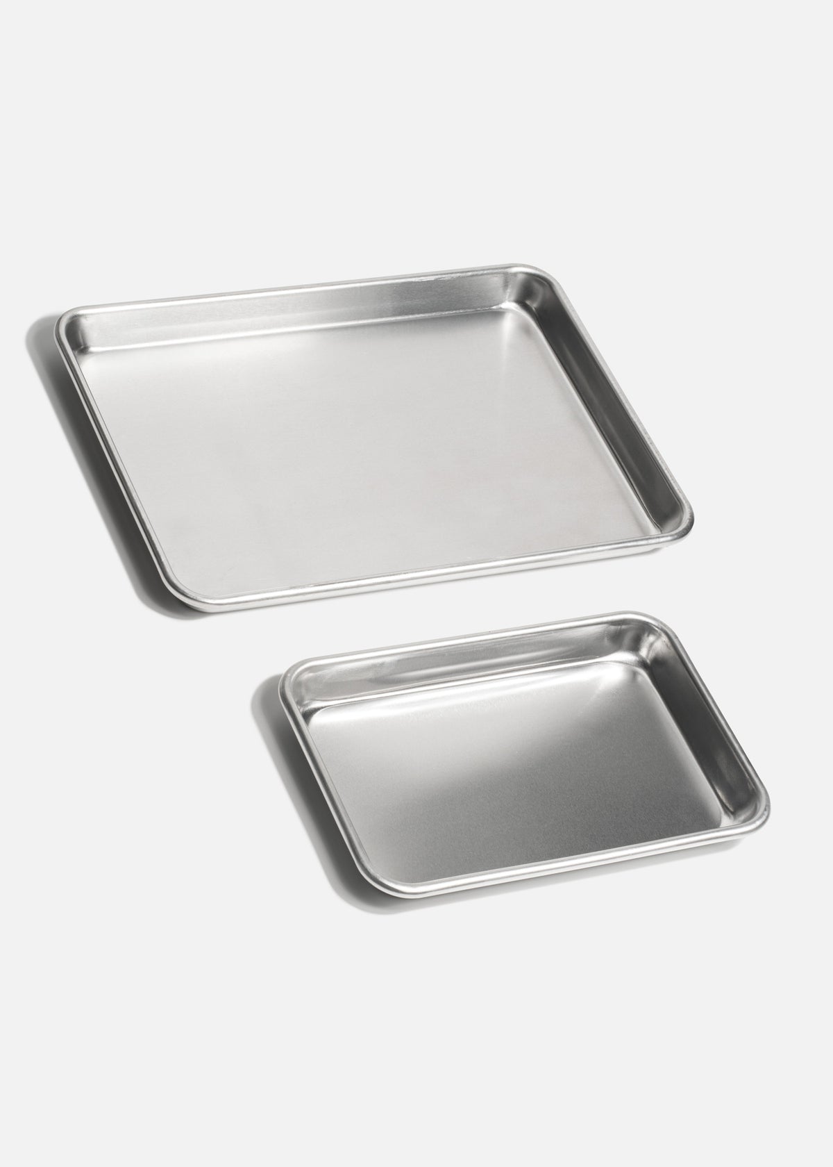 Charolas para pan de aluminio plata — imagen de producto