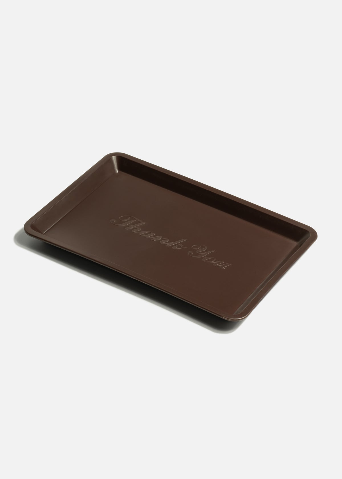 Charolas de plástico café para propinas 16.5x11 cm — imagen de producto