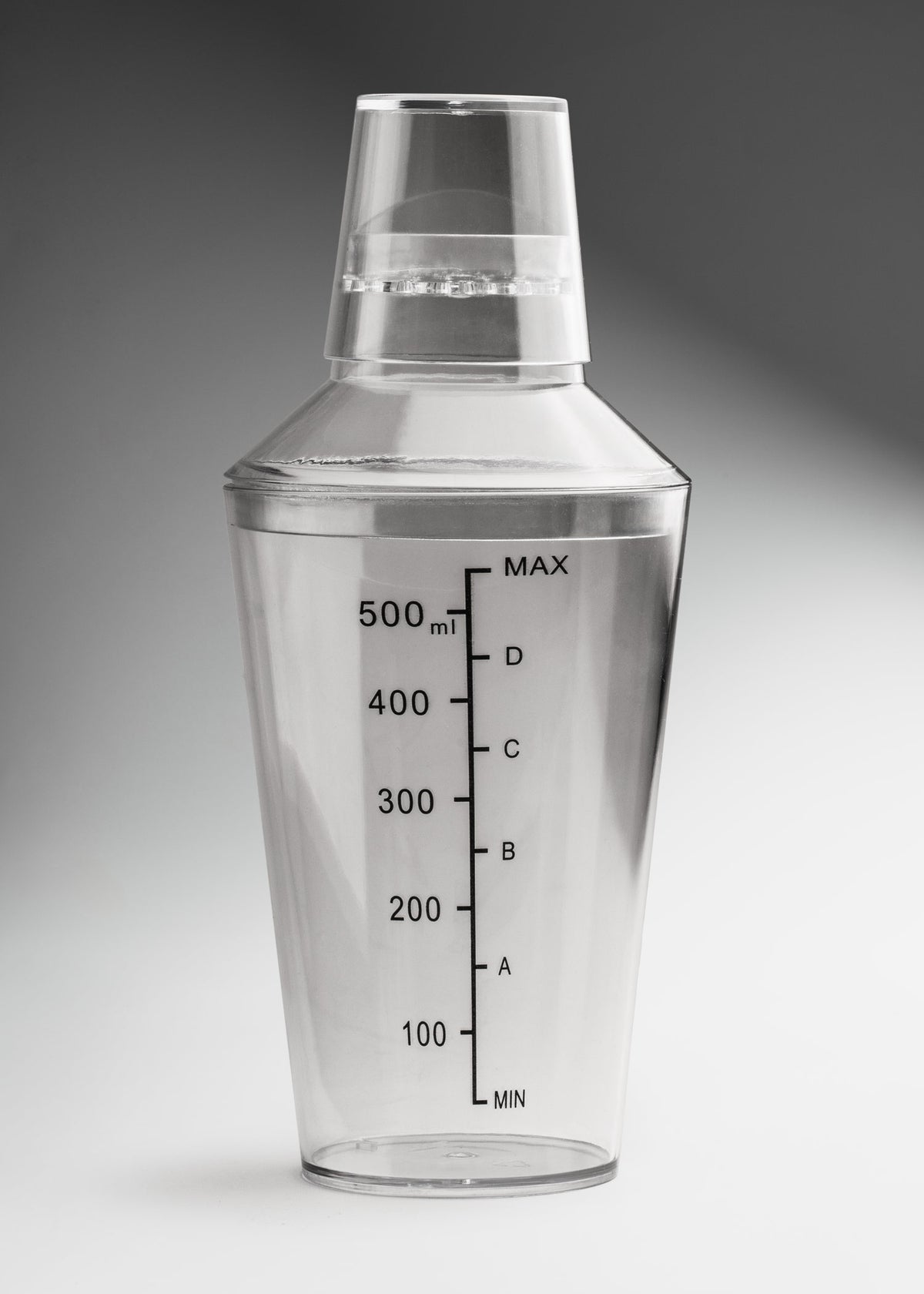 Coctelera shaker boston profesional manual transparente de policarbonato 3 piezas para coctelería 530 ml / 18 oz — imagen de producto