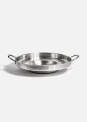 Comal choricero de acero inoxidable 201 antiadherente plata 19 L — imagen de producto