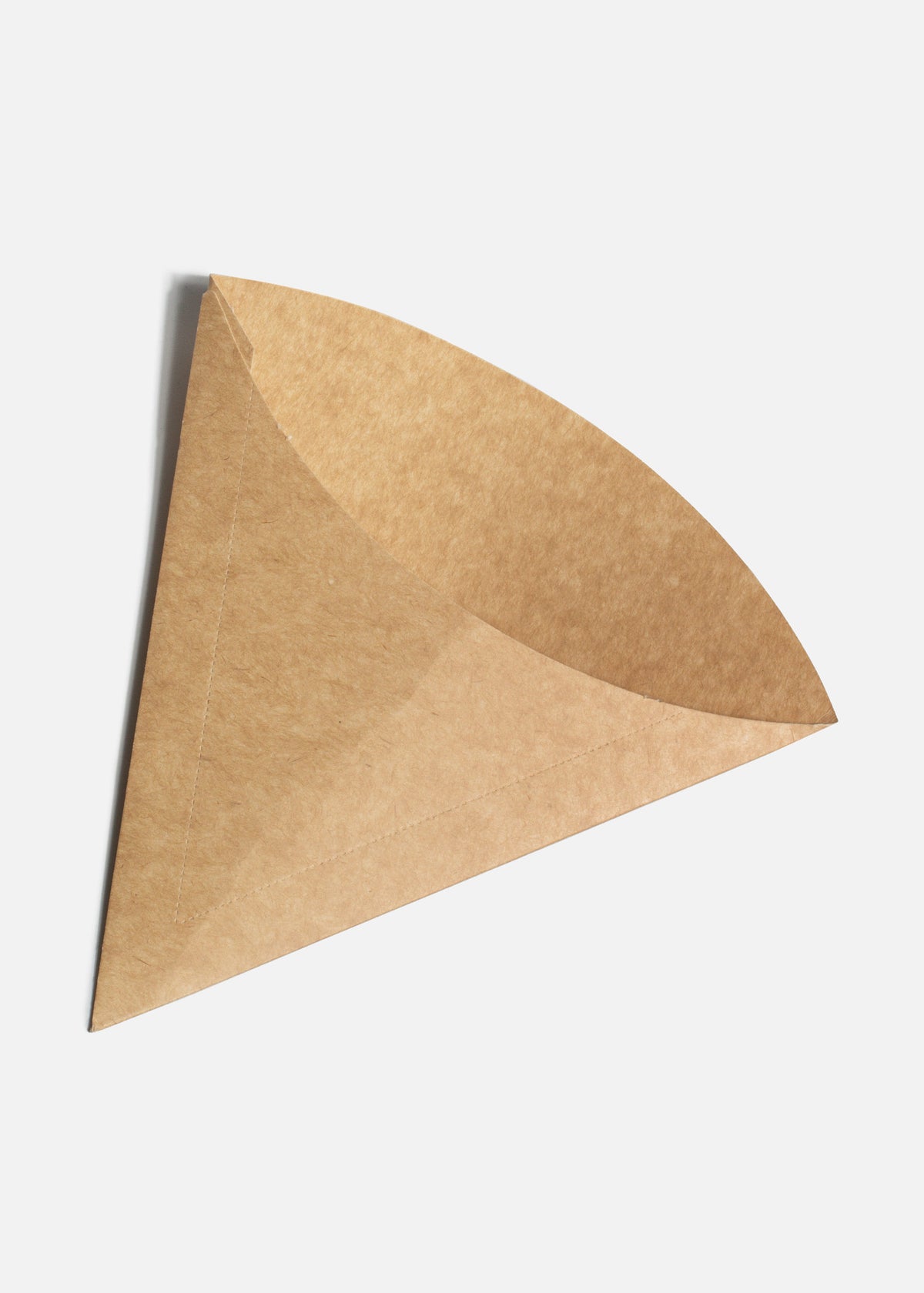 Cono para crepas de papel kraft color café — imagen de producto