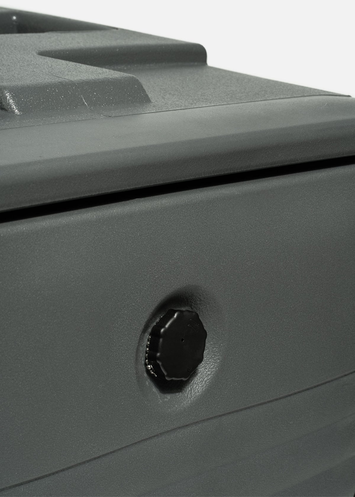 Conservador térmico para alimentos de polietileno de alta densidad y espuma de poliuretano gris — imagen de producto