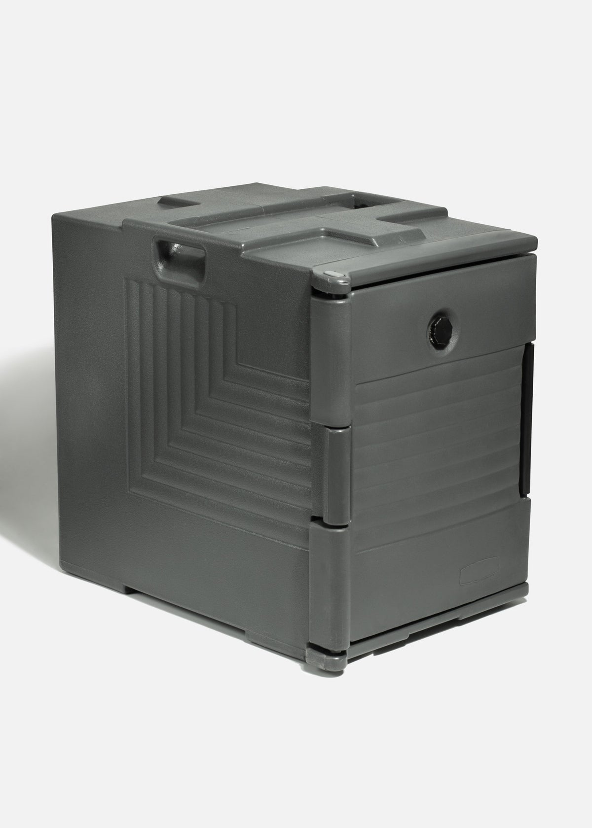 Conservador térmico para alimentos de polietileno de alta densidad y espuma de poliuretano gris — imagen de producto