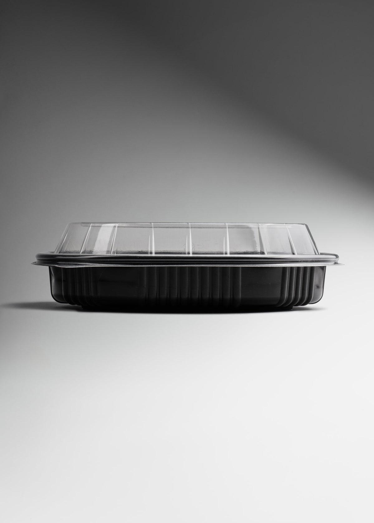 Contenedor para alimentos domo desechable antiempañante de plástico 23x19x7 cm — imagen de producto