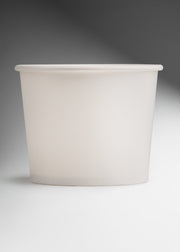 Contenedor de papel blanco desechable para helado 12 oz — imagen de producto