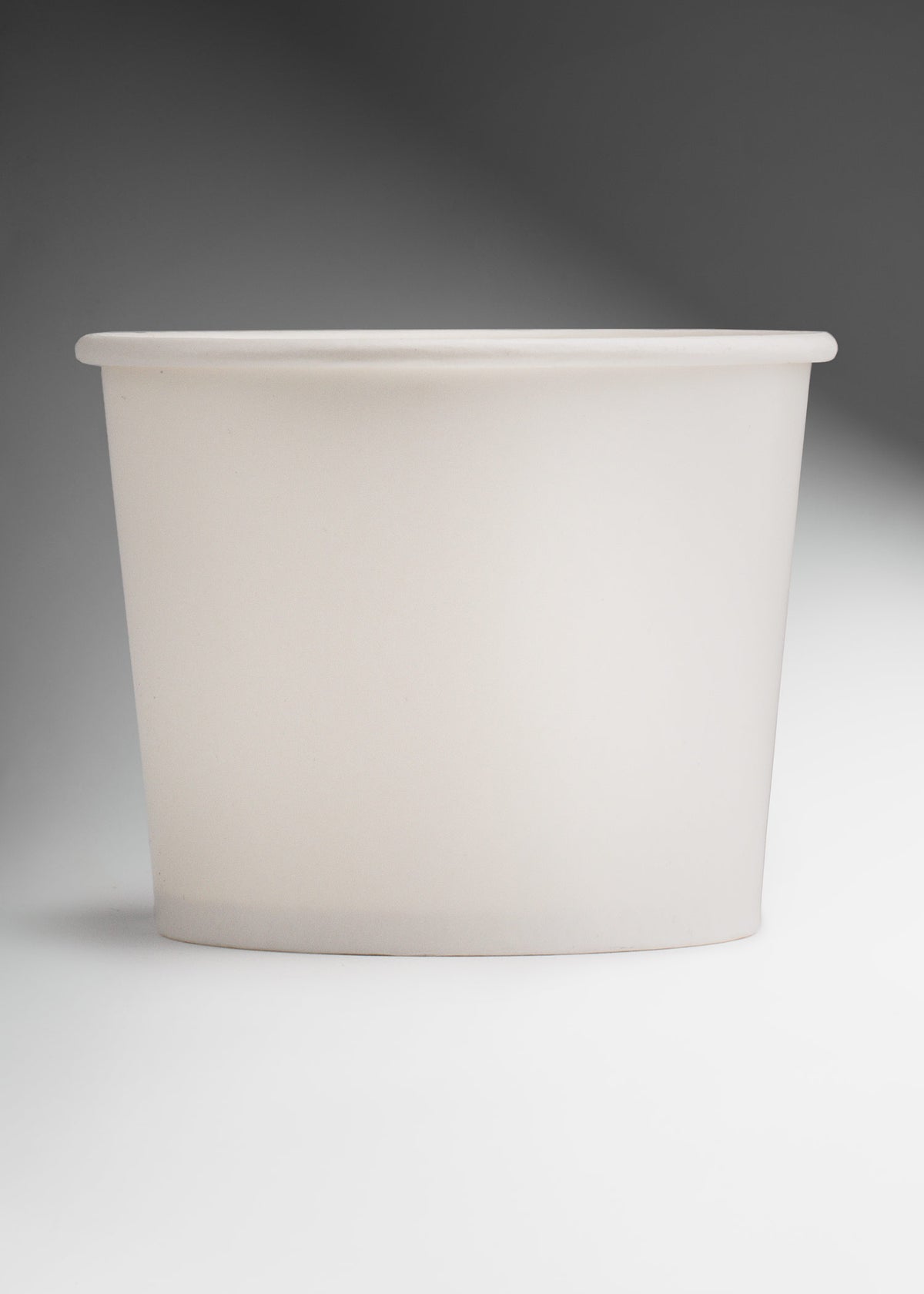 Contenedor de papel blanco desechable para helado 12 oz — imagen de producto