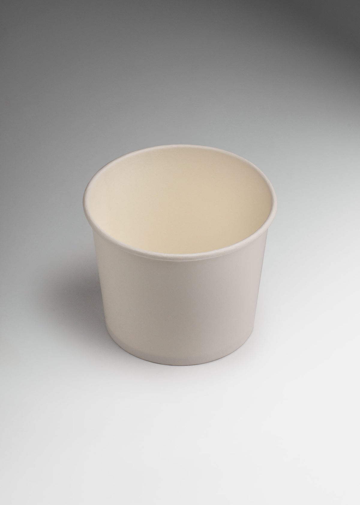 Contenedor de papel blanco desechable para helado 12 oz — imagen de producto