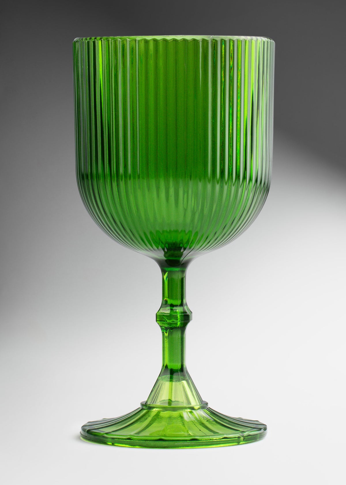Copa para agua de plástico / policarbonato verde olivo Valentina 350 ml — imagen de producto