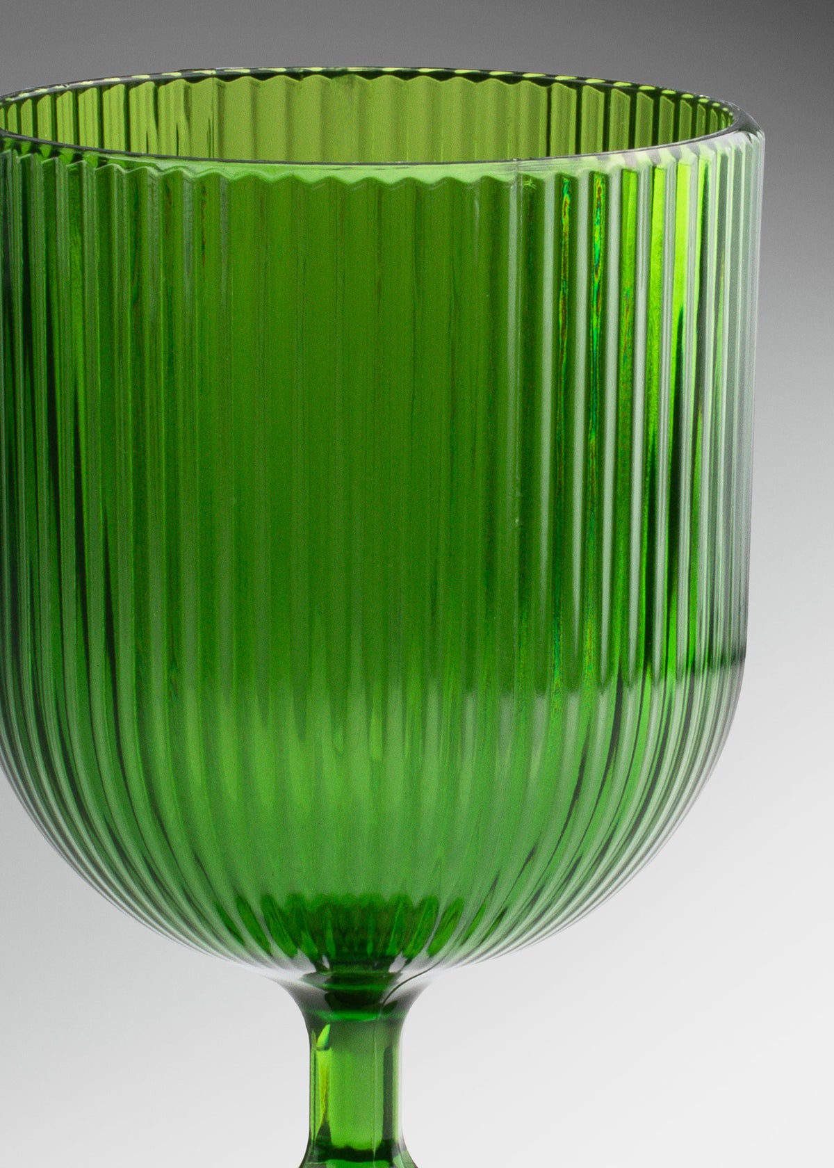 Copa para agua de plástico / policarbonato verde olivo Valentina 350 ml — imagen de producto