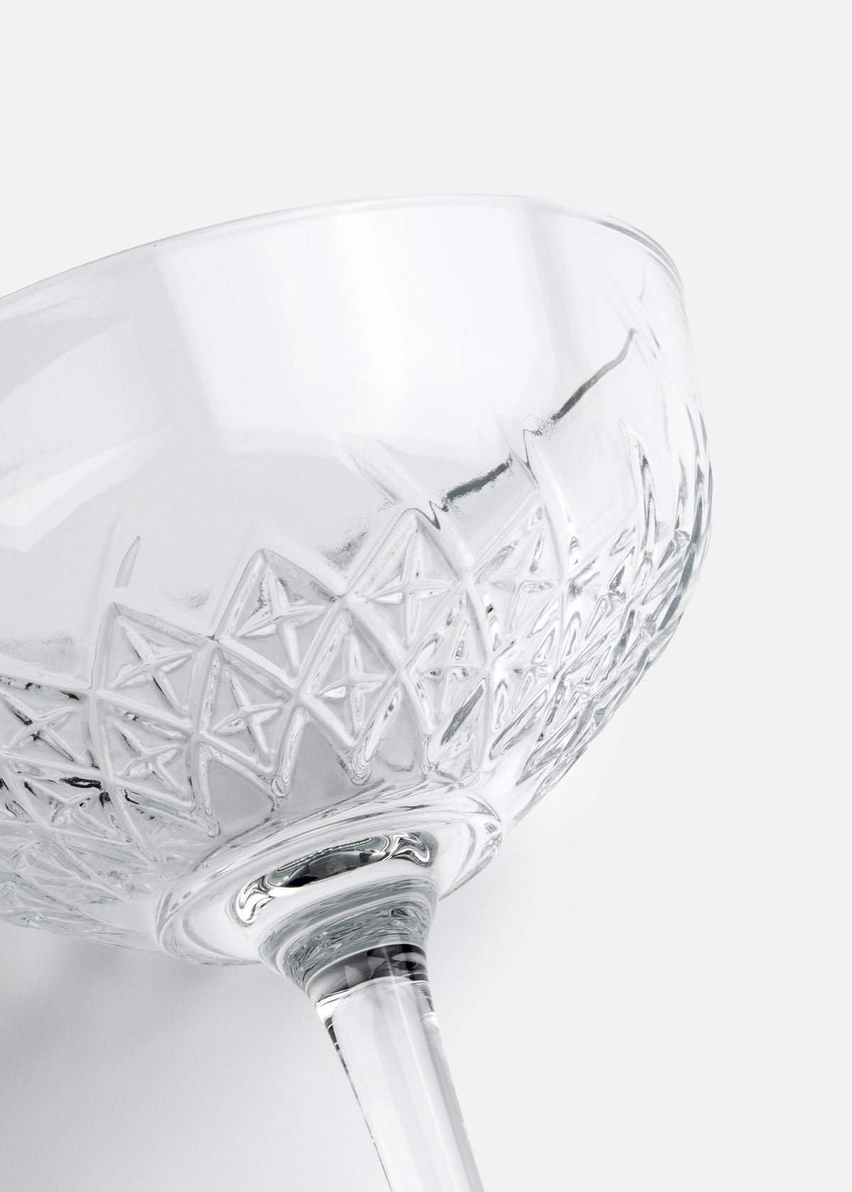 Copas de vidrio transparente para cóctel coupe Timeless 255 ml — imagen de producto, vista 4