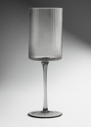 Copa de cristal pintada humo Rioja Lines 470 ml — imagen de producto