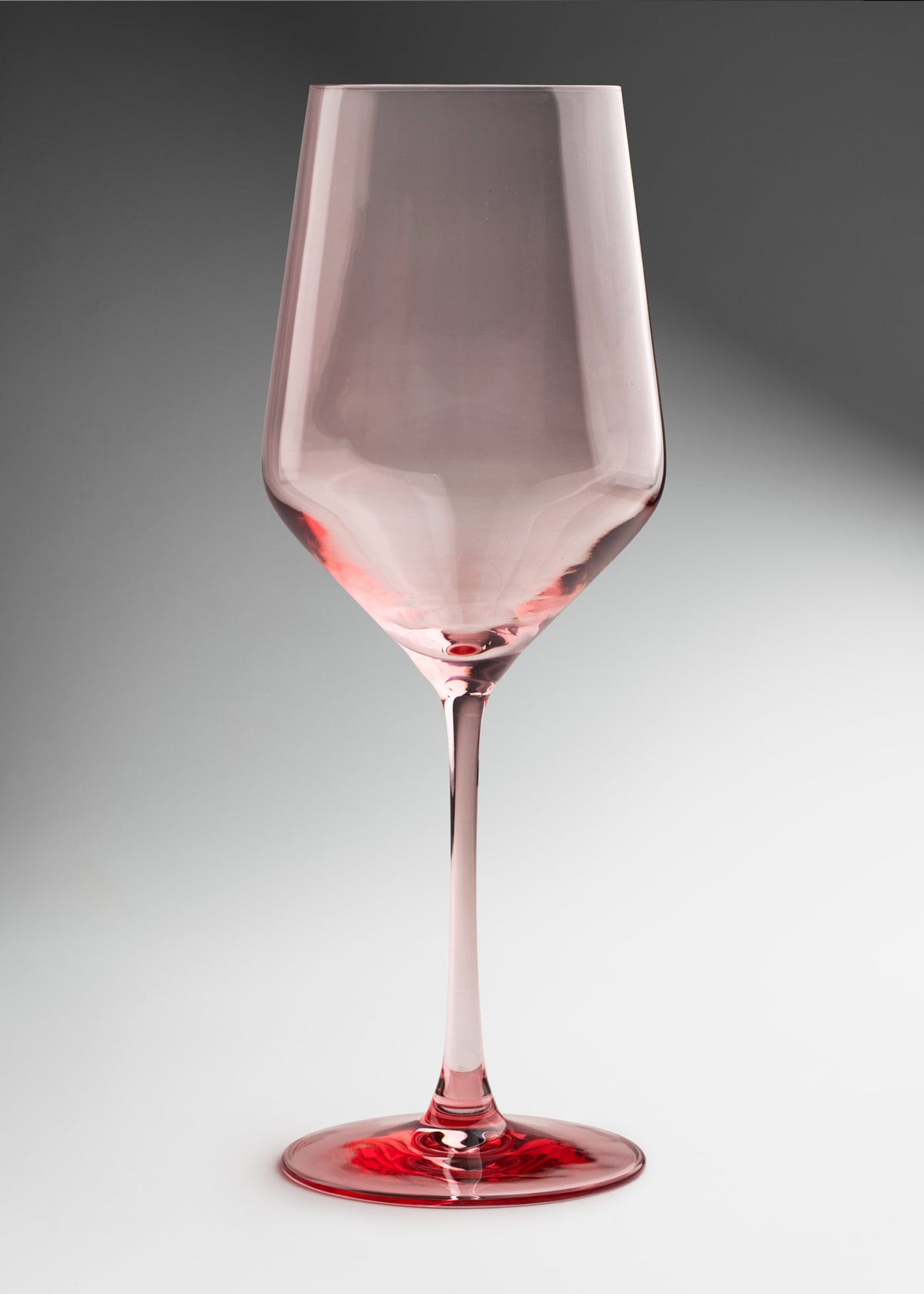 Copa elegante de cristal pintado rosa para coctelería premium Mencía 505 ml — imagen de producto