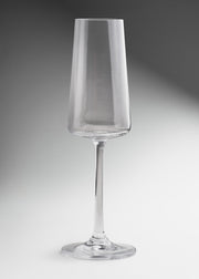 Copa flauta para champaña de vidrio transparente Kronoz 230 ml — imagen de producto
