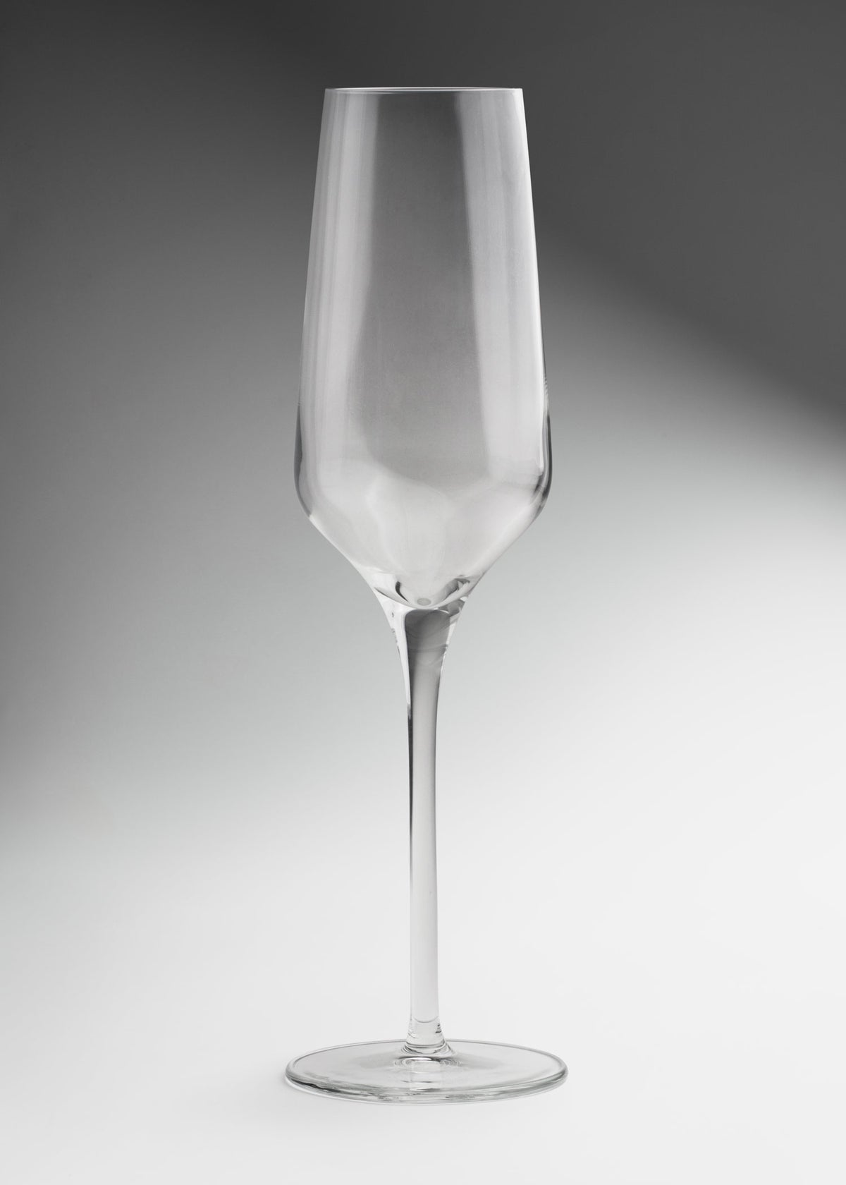 Copa flauta para champaña de vidrio transparente Prism 255 ml — imagen de producto